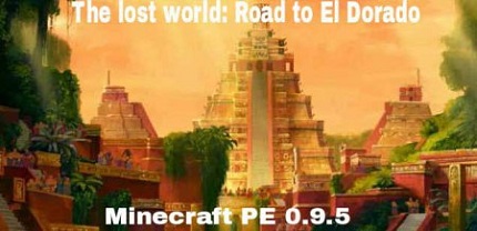 Карта для Майнкрафт ПЕ Дорога к Эльдорадо